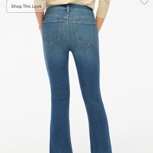 J.Crew Mid-rise flare crop - Picture 2 of 4